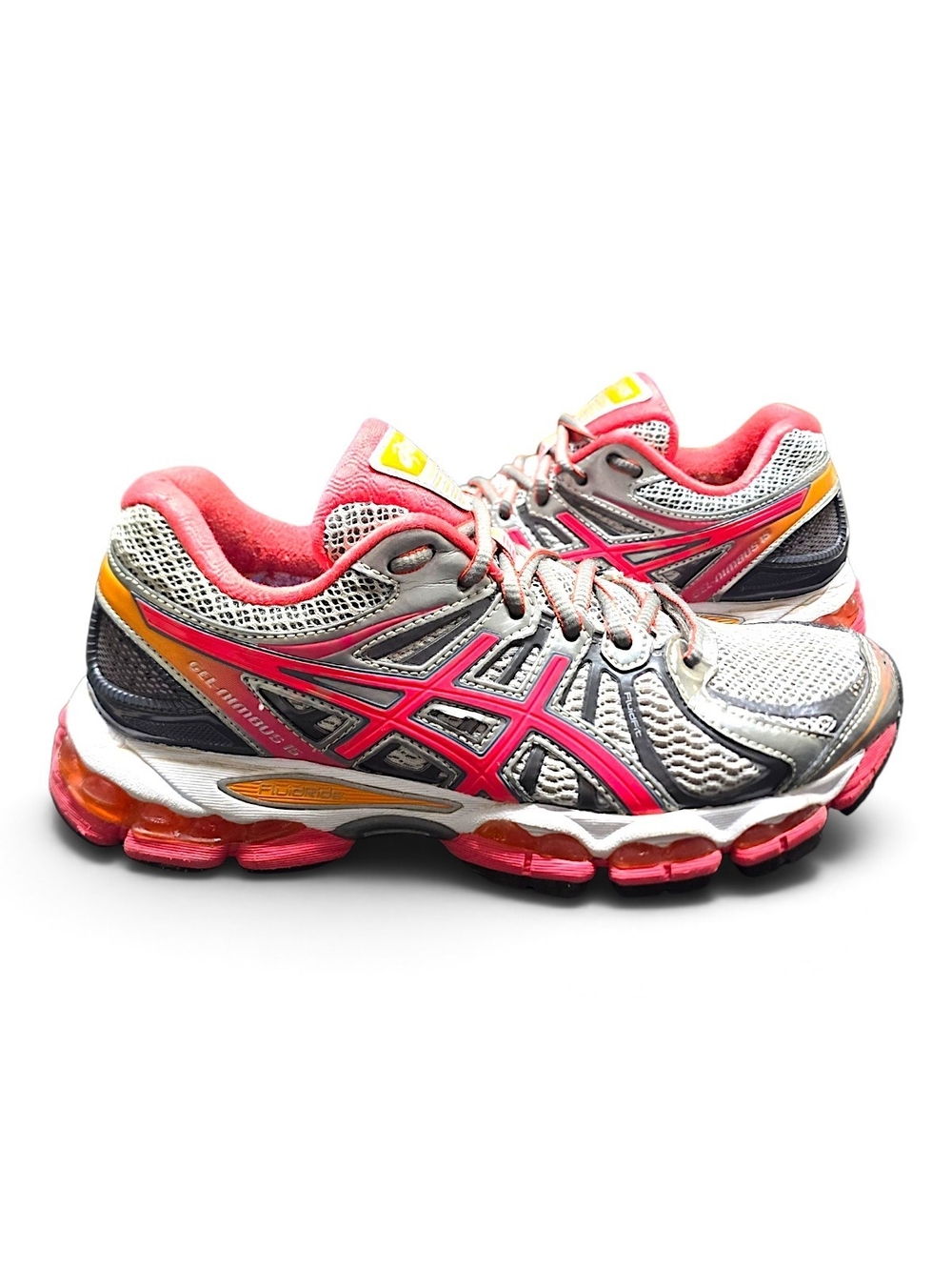 ASICS Gel Nimbus 15 Hot Punch Marigold Retro Running Shoes 7.5 T3B5N